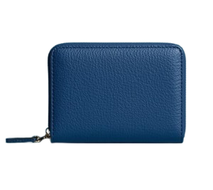 Zipper Leather Wallet