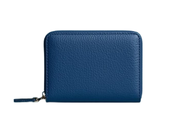 Zipper Leather Wallet